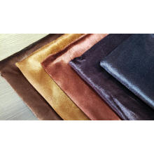Color sólido 100%de tela de terciopelo de poliéster para sofá